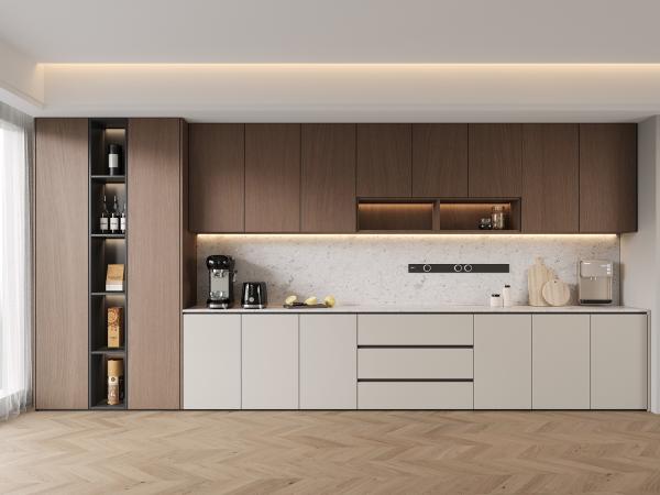 Conjunto completo Mobiliário de cozinha estilo moderno de alta qualidade