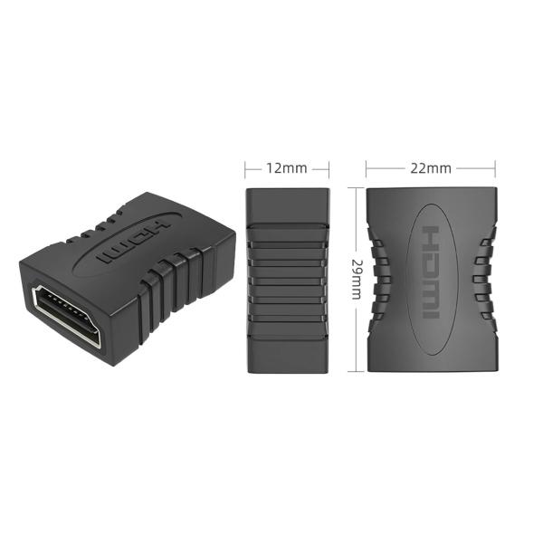 Женщина переходника муфты HDMI к наполнителю разъем-розетки 3D 4K для ПК ноутбука ТВ HDTV