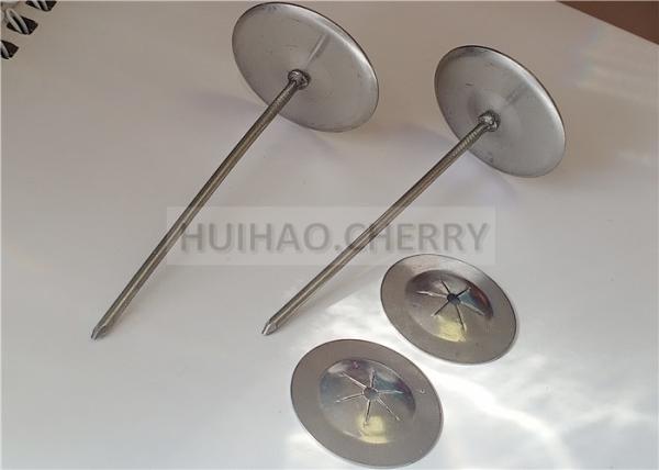 14 Ga 304 Ss Round Head Lacing Anchors With Strong Big Head On Nail And Thick Plate For Head
