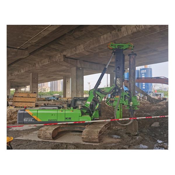 Highly Accurate Low Headroom Piling Rig