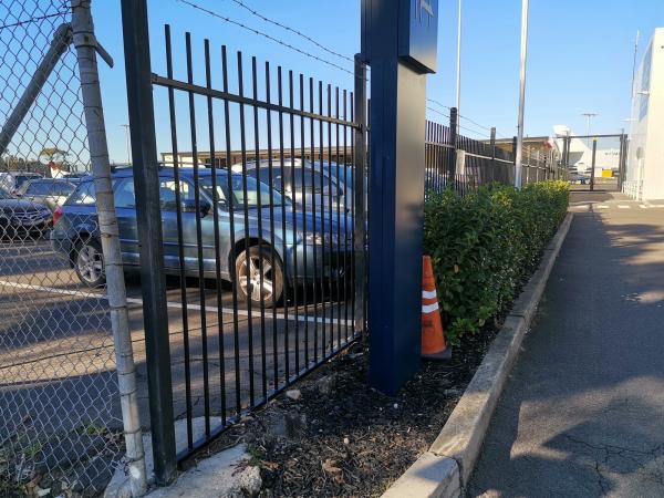 Jardim de proteção Tubular vedação de metal 1,3m de altura