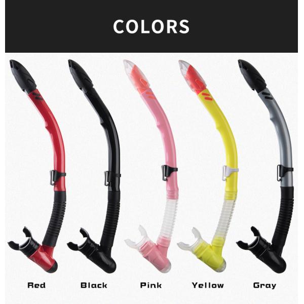 OEM Diving Swim Semi Dry Snorkel Tube For Beginners 47cm