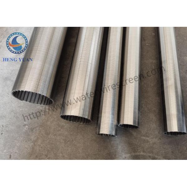 Ss 316l 60.4mm Diameter Wedge Wire Screen Tube 0.4mm Slot