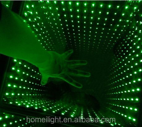 Piso de dança de espelho 3D de vidro endurecido para DJ Night Club Bar Disco