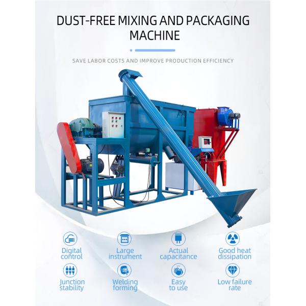 Food Powder Mixer Package Machine Production Line for Construction Line Carbon Steel