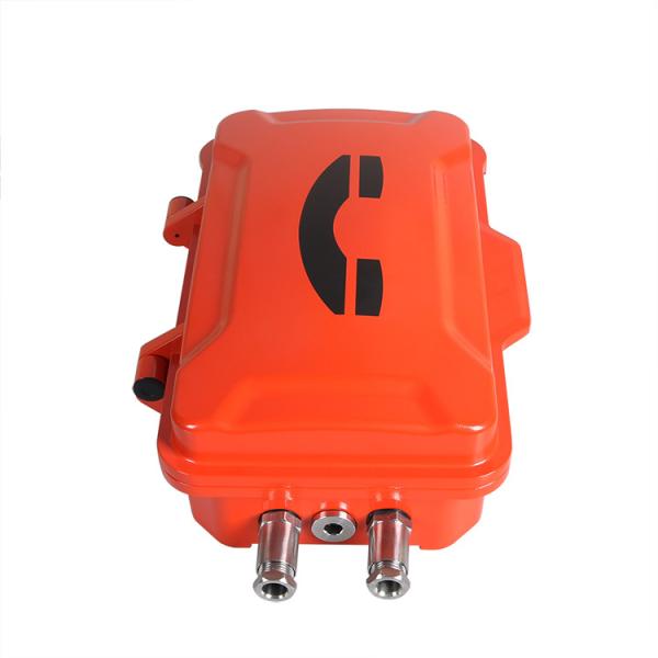 IP67 85dbA Fire Fighter Telephone with Die Cast Aluminium for Hazardous Industrial Environments