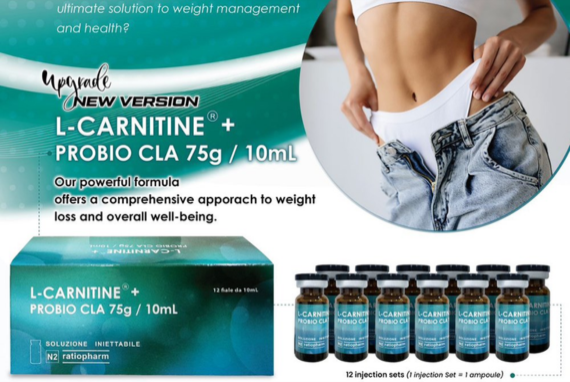 75g 10ml Weight Loss Skin Whitening Glutathione Injection L Carnitine Probio CLA