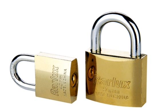 30/40/50/60mm Security Padlock Eco-Friendly High Quality Iron Lock Body Chrome Plated Surface Steel Key