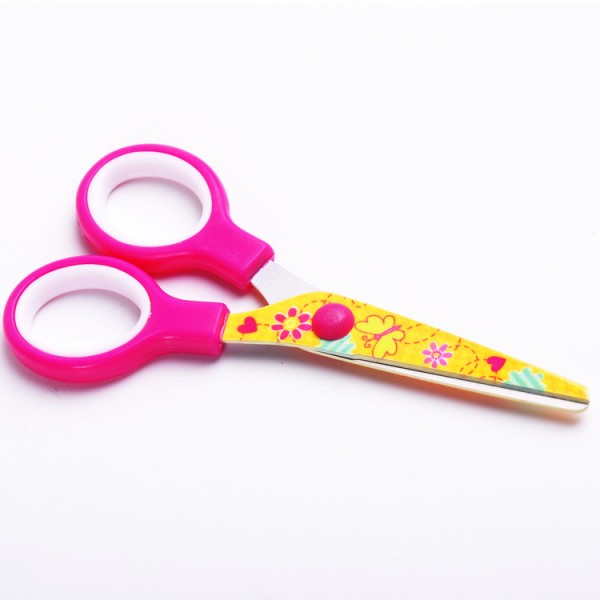 Wholesale good quality creative stationary colourful fancy cartoon paper cutting scissors