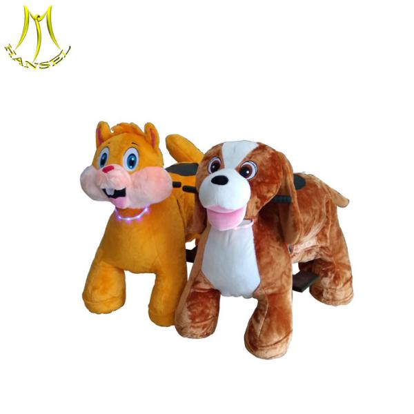 Hansel factory price entertainment stuffed animal electric ride on furry animal