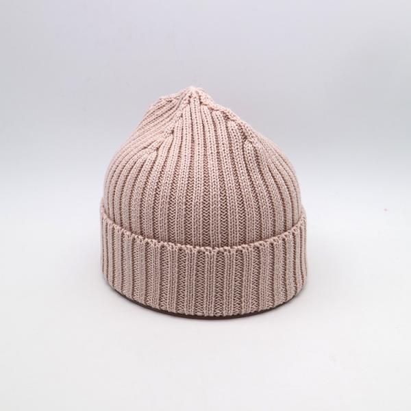 Os adultos fazem malha Beanie Hats Polyester Fabric Circumference 58CM, macio & morno