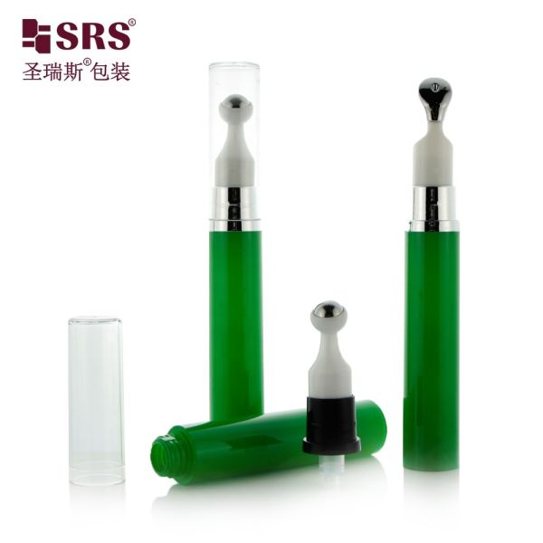 5ML 10ML 12ML 15ML High Quality Eye Cream Lotion Cosmetic Empty Tube Vacuum Roll on Luxury Roller AS Airless Pump Bottle