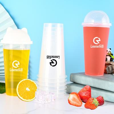 Eco-friendly 100% recyclable PP Gobelets de boissons froides à l'épreuve des fuites et de conception durable