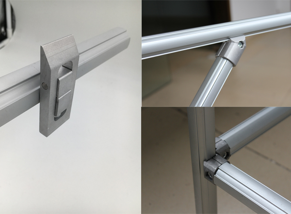 Aluminum Pipe Flexible Tube Pipe Fitting Ebow Connectors for Industial Pipe Rack