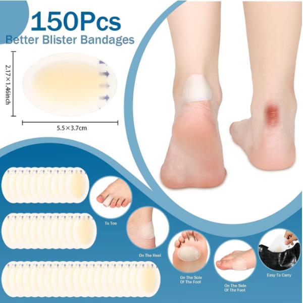 Hydrocolloid Blister Patches Ulcer Patches Hydrocolloid Foot Blister Bandage Wound Care