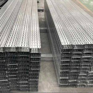 Punching Aluminium Perforated Cable Tray 50x50 Corrosion Resistance