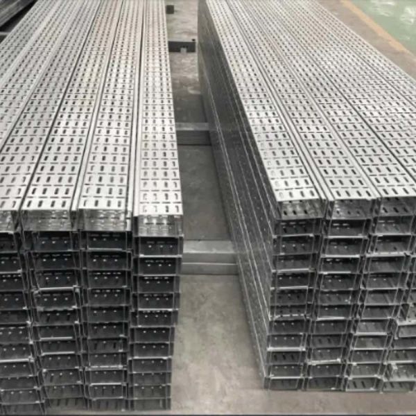 metal Electrical Perforated Cable Tray 50mm To 250mm Depth