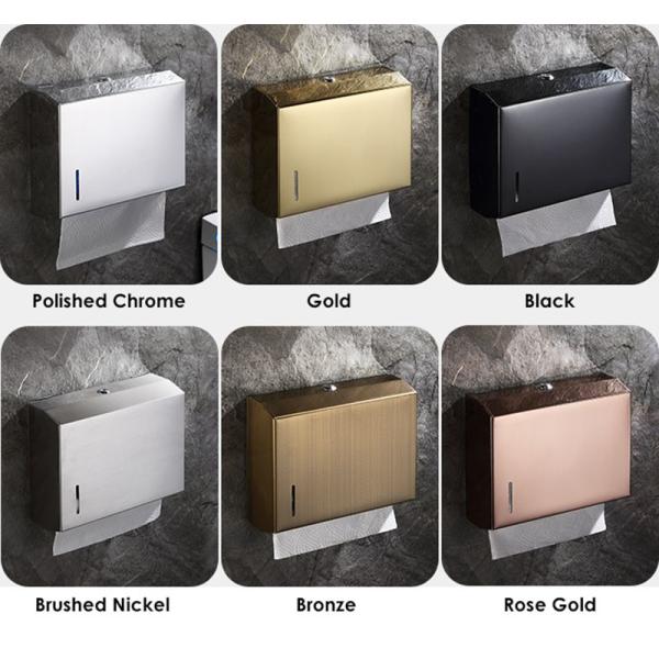 Wall Mounted Stainless Steel Multifold Paper Towel Dispenser For Home Office School