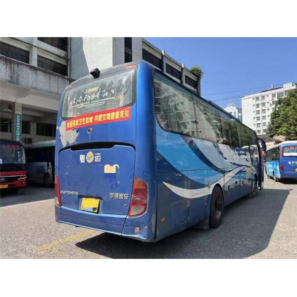 Ônibus usados duráveis de Yutong 47 lugares LHD ônibus turístico de segunda mão com 2 portas