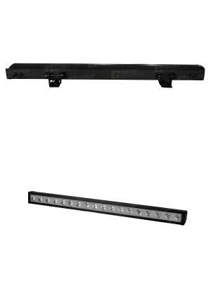 Lower Power Consumption Outdoor Led Wall Lights 18 * 3W Noise Free Natural Cooling