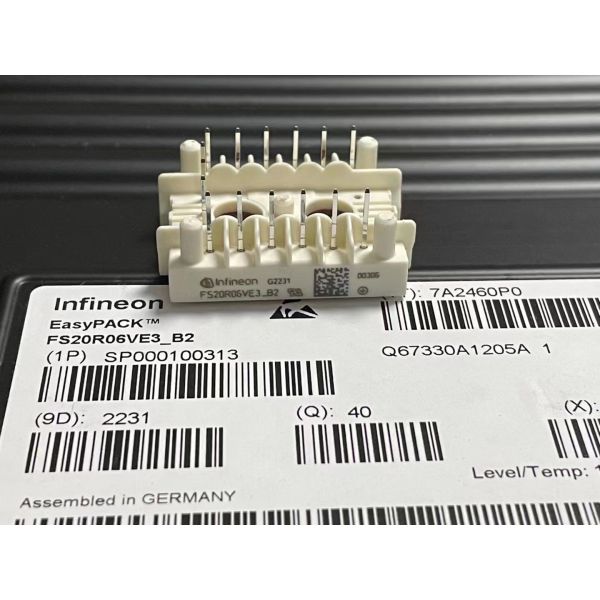 FS20R06VE3_B2 600V 20A IGBT Module Trenchstop Technology Low VCEsat Fast Switching Integrated NTC PressFIT Contact High Power Density ECONOIM-3 for Drives