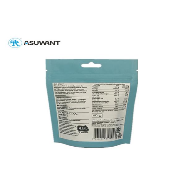 Aluminum Foil Stand Up Zipper Pouch Bags Smell Proof Packing Gravnre Printing With Bottom