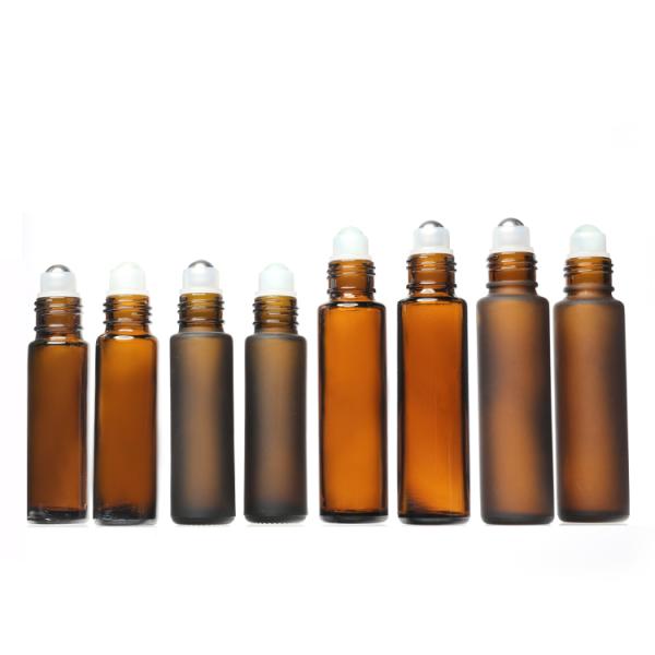 Круг ролик 15 Ml разливает янтарные замороженные бутылки по бутылкам для упаковки масла духов