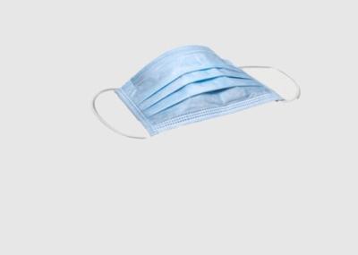 Surgical Blue Child Face Mask Disposable Kids Surgical Mask Ties Style Liquid Proof