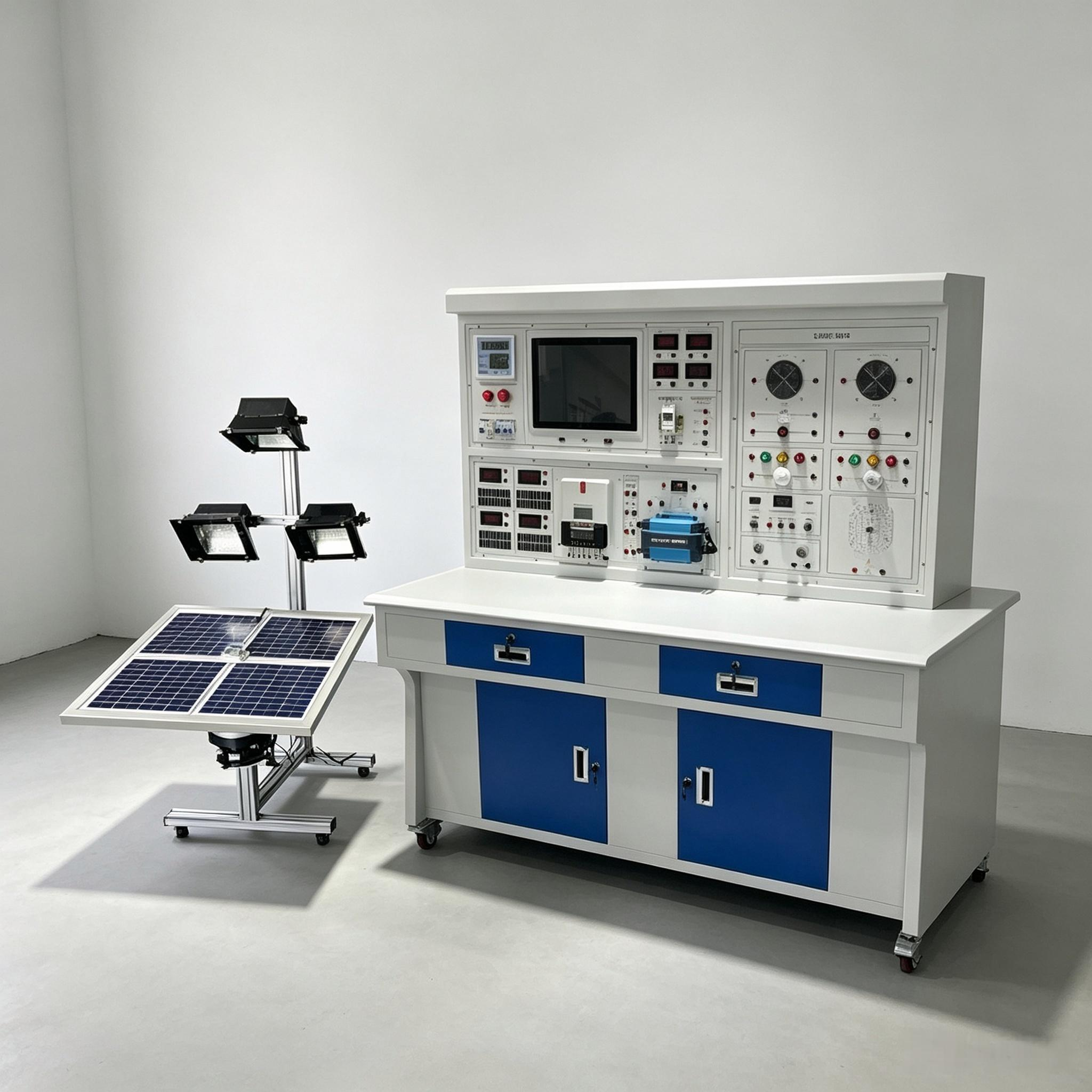 High‑Performance Comprehensive Solar Photovoltaic Power Generation Training Bench PV Simulation Experiment Educational Teaching Equipment