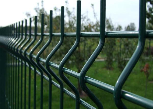 Wire Mesh Fence Panels Coated Blue and Dark Green With Powder Coated 2230mm x 2500mm