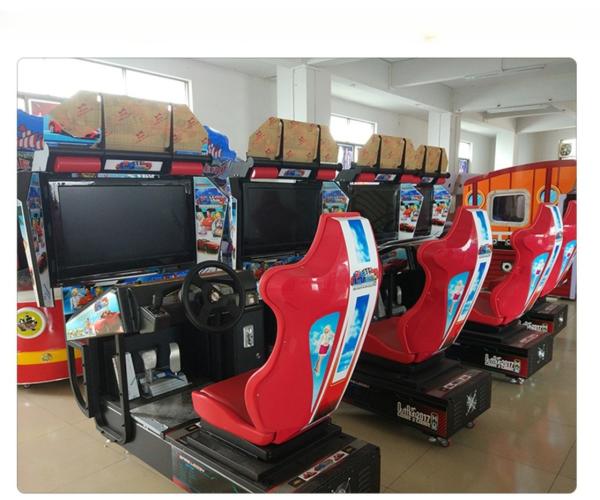 Single Player Car Racing Game Machine CE Certificated For Amusement Park