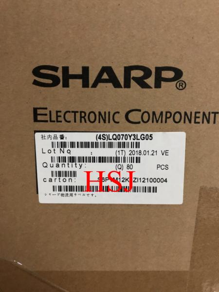 Commercial Lcd Panel 7 Inch LQ070Y3LG05 Industrial Display WVGA 800*480 Pixel