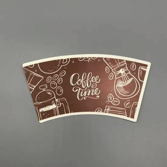 100% Virgin Wood Pulp Double PE Coated Paper Cup Raw Material Paper Cup Fan for Cold Drink