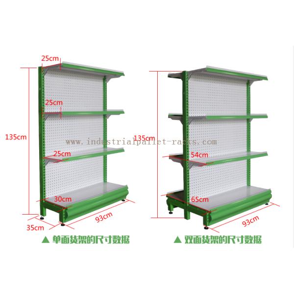 Гондола Shelving Multi ровный стеллаж для выставки товаров для разносторонних магазинов