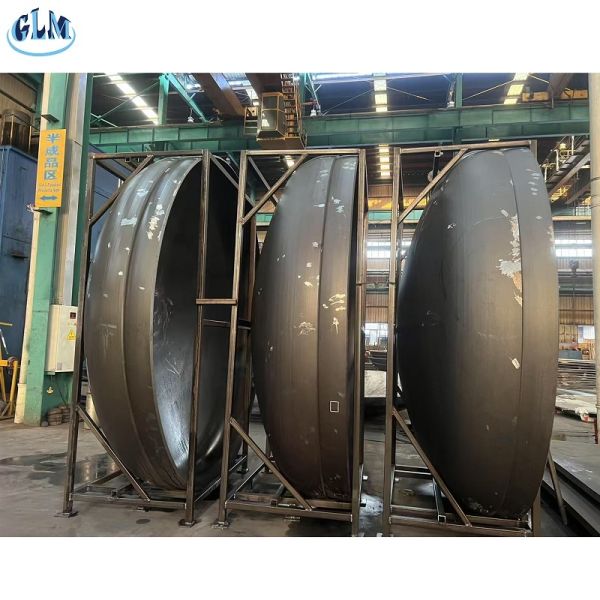 Ellipsoidal Dish End with ±0.5mm Thickness Tolerance and Noncombustible/Nontoxic Storage Medium in Customizable Colors