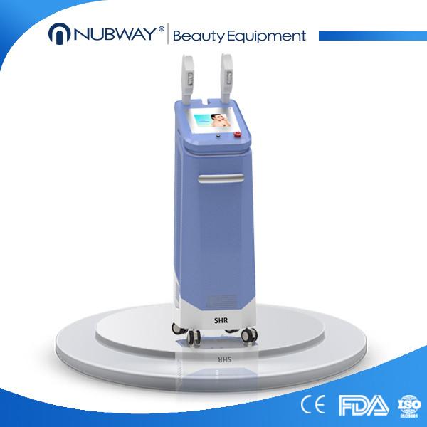 Vertical SHR+E-light+IPL+RF instrument for permenant hair removal with best cooling