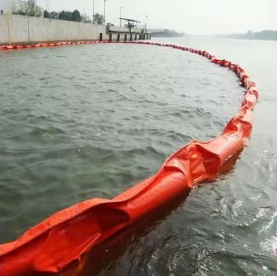 Cortina de sedimento de contenção de PVC flutuante customizável para o oceano