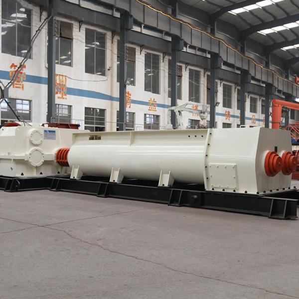 CE / ISO Certified  Clay Brick Making Machines SJJ3600×420 Strong Extruding Mixer