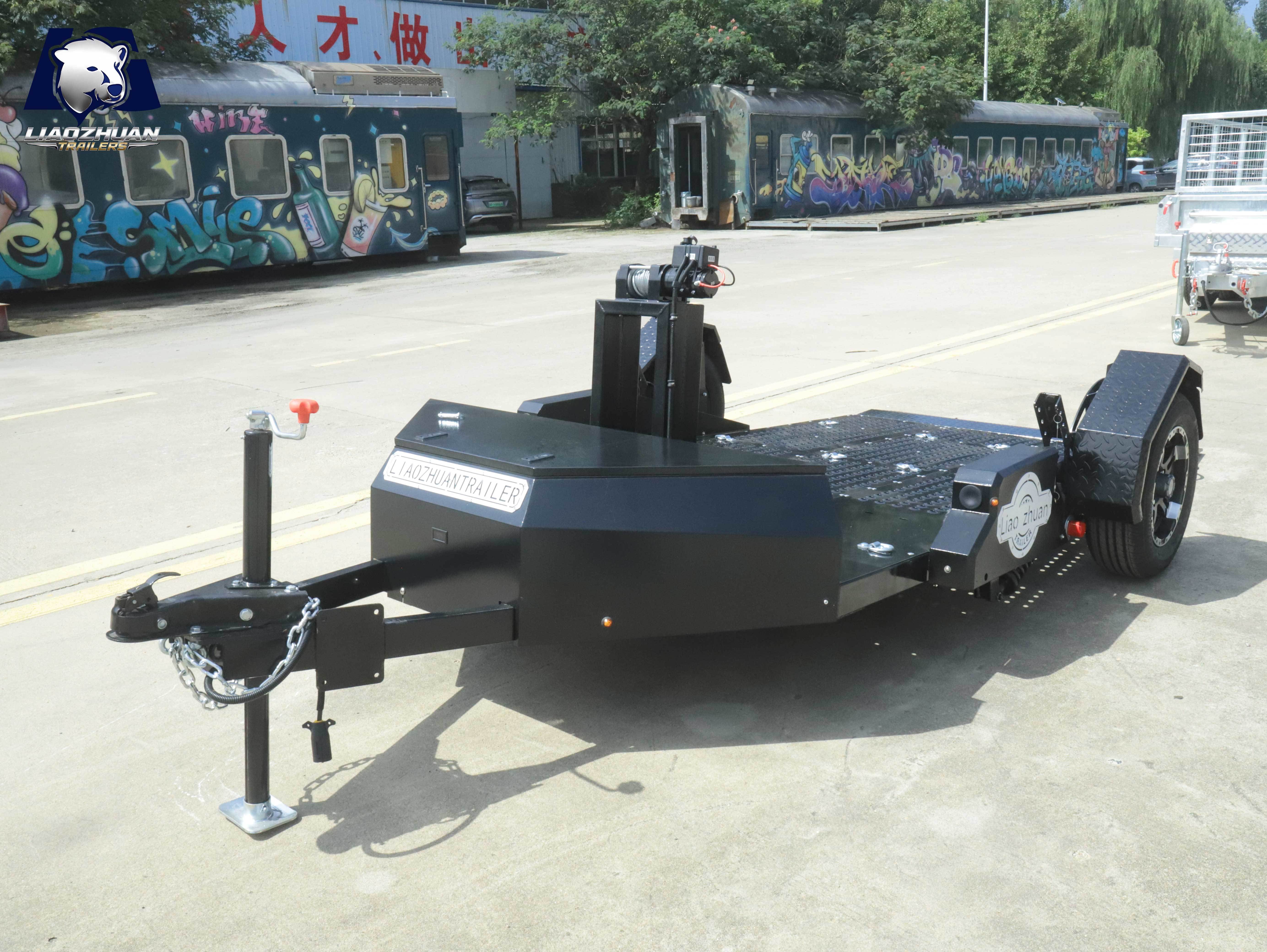 Single‑axis Mobile Energy Storage Device Trailer 1500kg ATM, Off‑Grid Emergency Power Supply Transport Trailer for Outdoor Construction, Camping and Remote Site Operations