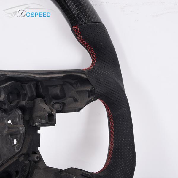 Black Carbon Fiber Ford Ranger Raptor Steering Wheel Sports Style 350mm
