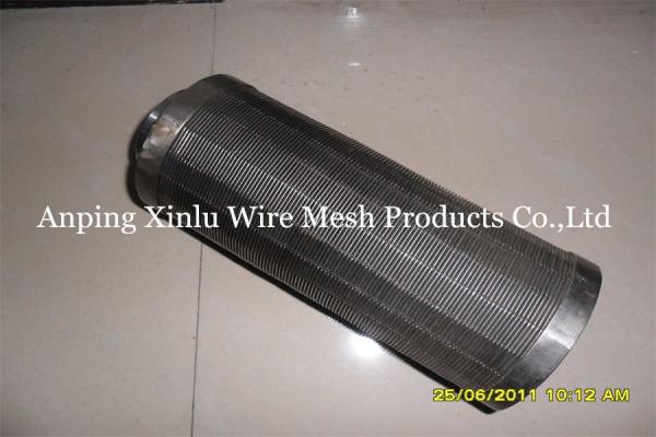 250 Micron Stainless Steel Industrial Water Filter Tube Electrolytic Polishing