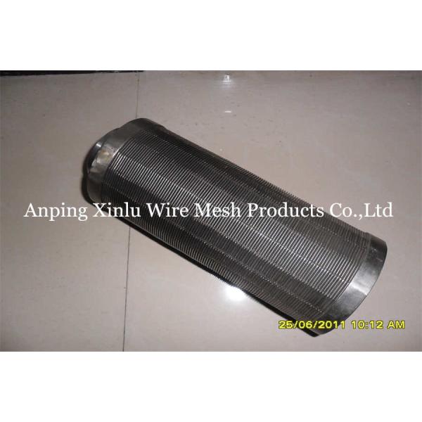 250 Micron Stainless Steel Industrial Water Filter Tube Electrolytic Polishing