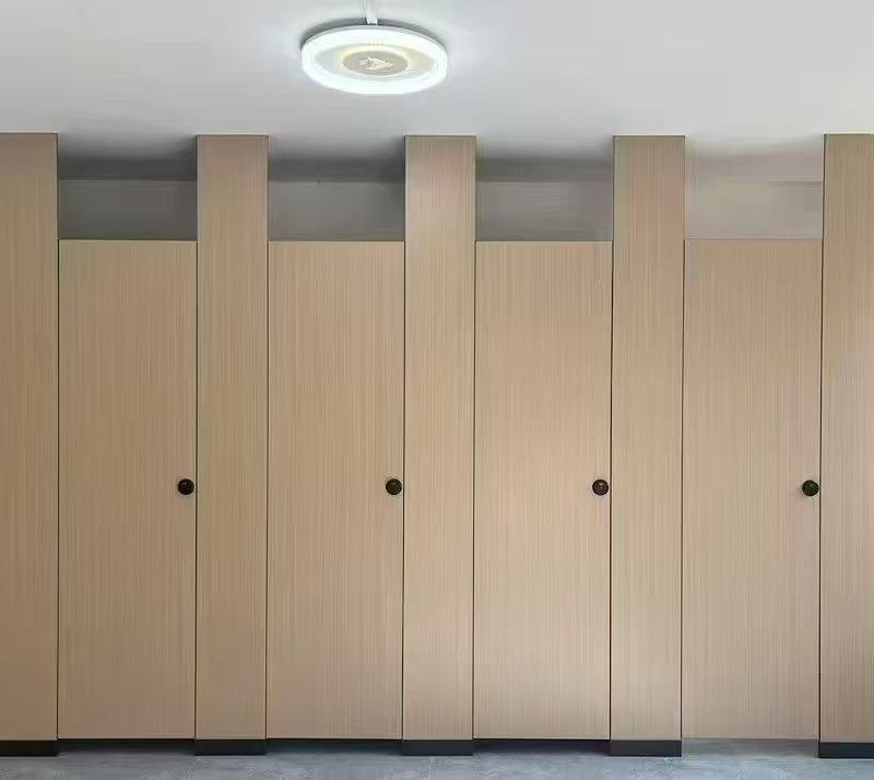 Waterproof Scratch Resistant Compact Board Toilet Partition | Anti-Collision Public Bathroom Stall Dividers