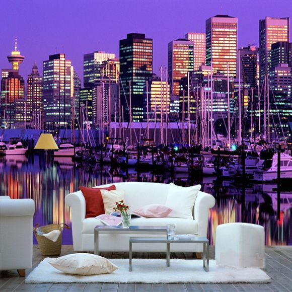 Unique Self - Adhesive Non Woven Fabric Wall Stickers, Building Wall Paper CK12