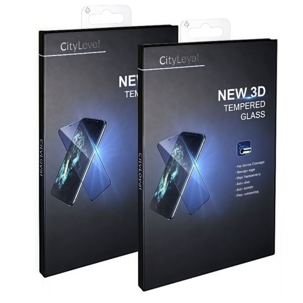 Customize Electronic Product Packaging Flat Tempered Film Kraft Paper Screen Protector Packaging Box