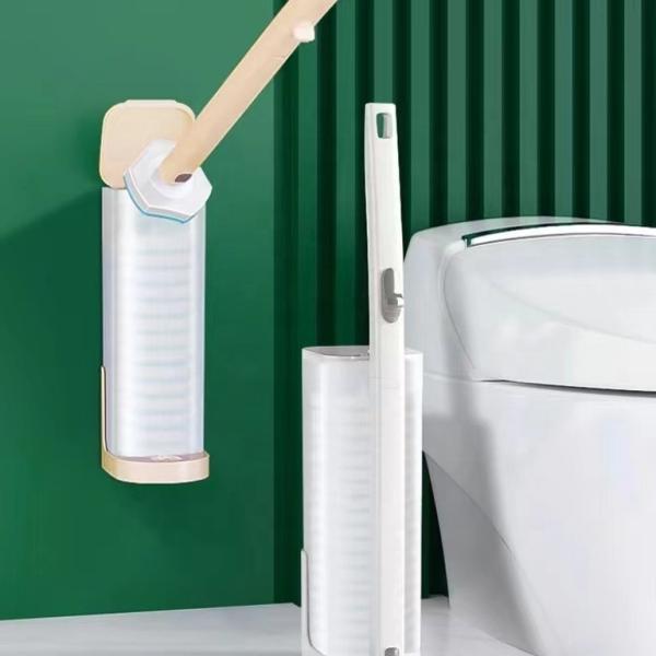 Lightweight Flushable Disposable Toilet Brush Anti Odor Disposable Toilet Bowl Cleaner Brush