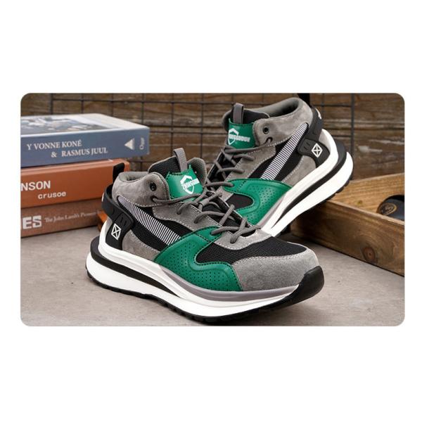 Light Work Shoes Kevlar Anti-proof Safety Sheos Novel Fashionable Mens Comfortable Safety Shoes Practical