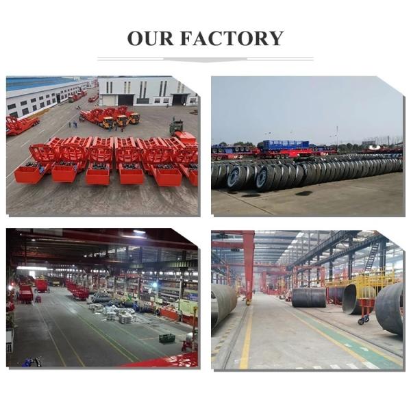Customization Low Bed Truck Semi Trailer for Trucks Spare Parts