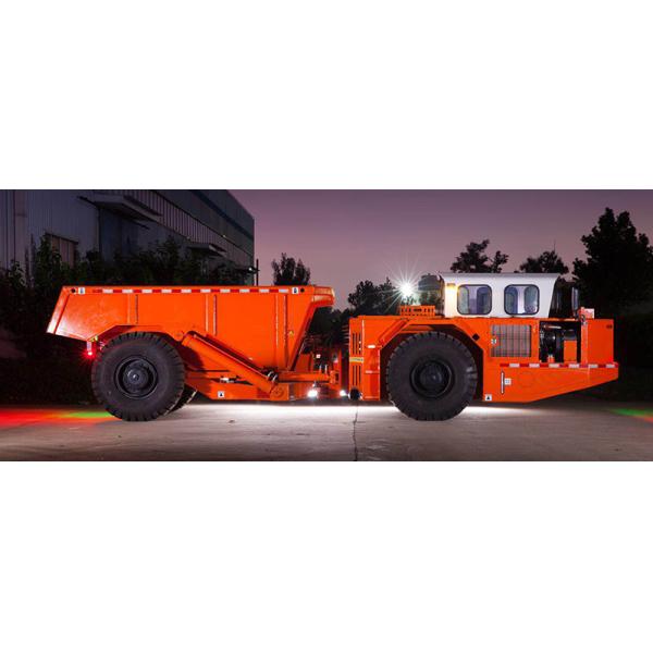 Compact Underground Mining Dump Truck With a Carrying Capacity of 20 Tons
