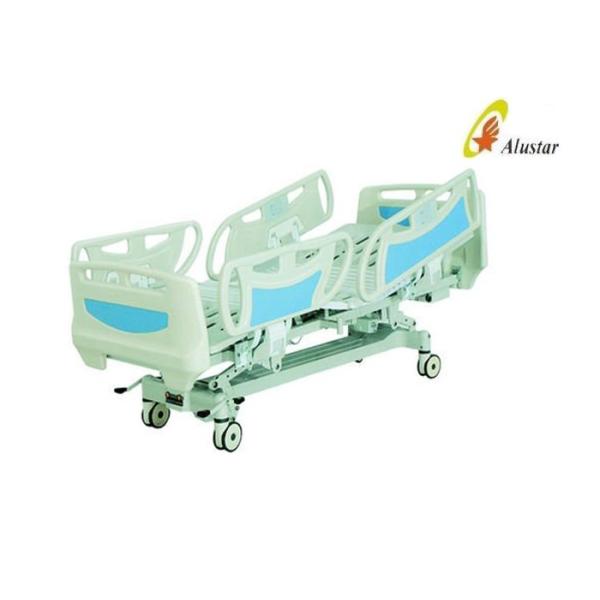 ABS Adjustable Coated Steel Frame Hospital Electric Beds, ICU Bed With Soft Joint (ALS-E513)